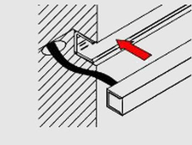 Rebate without cable channel
