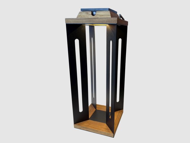 Timber and Black Powdercoat Steel